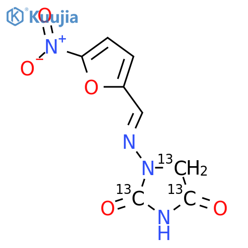 Nitrofurantoin-13C3 structure
