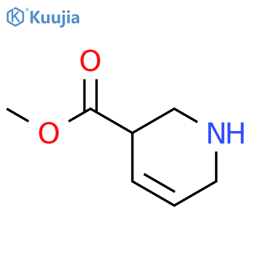 3-Pyridinecarboxylicacid, 1,2,3,6-tetrahydro-, methyl ester structure
