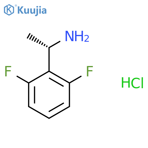 (S)-1-(2,6-Difluorophenyl)ethanamine hydrochloride structure