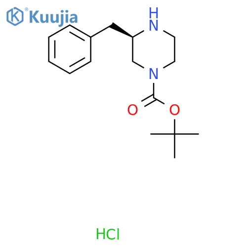 (R)-4-N-BOC-2-BENZYLPIPERAZINE-HCl structure