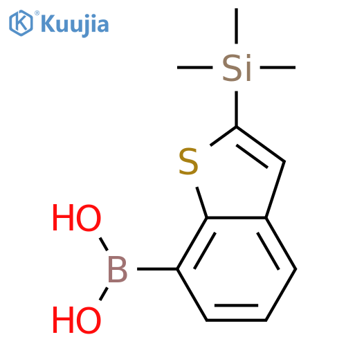 2-(Trimethylsilyl)benzobthiophen-7-ylboronic Acid structure