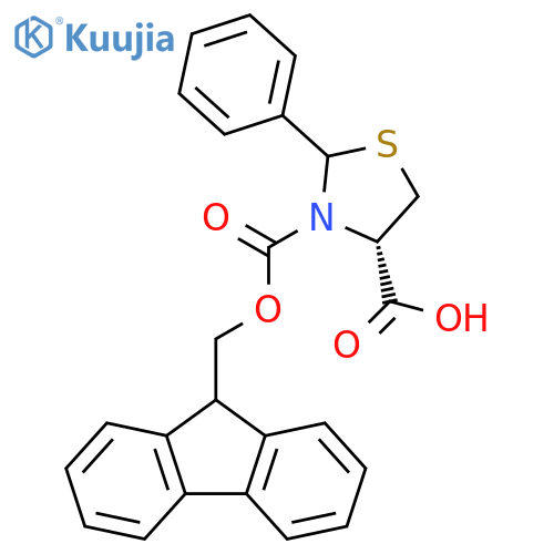 (4s)-3-[(9h-fluoren-9-ylmethoxy)carbonyl]-2-phenyl-1,3-thiazolidi Ne-4-carboxylic Acid structure