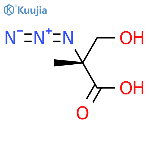 (2R)-2-Azido-3-hydroxy-2-methyl-propanoic Acid structure