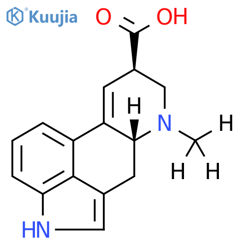 Lysergic Acid structure