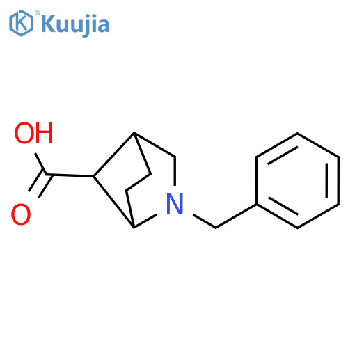 2-benzyl-2-azabicyclo[2.2.1]heptane-7-carboxylic acid structure
