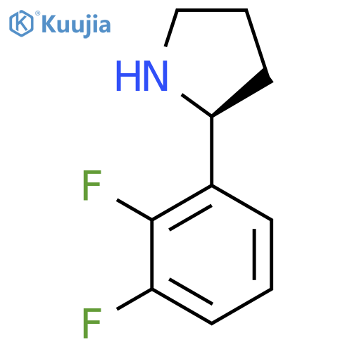 (2s)-2-(2,3-Difluorophenyl)pyrrolidine structure