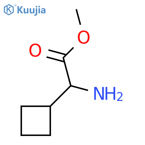 (S)-Methyl 2-amino-2-cyclobutylacetate structure