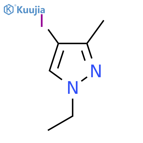 1-Ethyl-4-iodo-3-methyl-1H-pyrazole structure