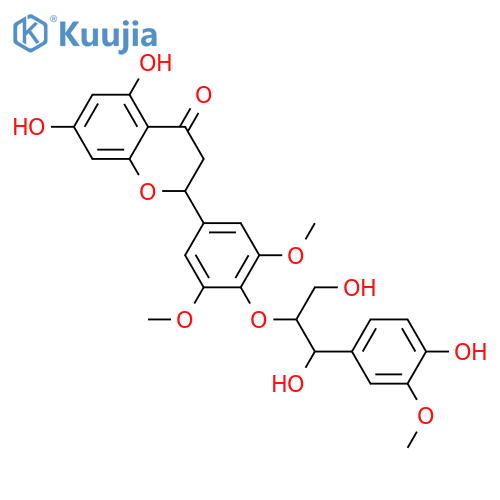 Aegicin; (7''R*,8''R*)-form, 3''-Methoxy, 2S,3-dihydro structure
