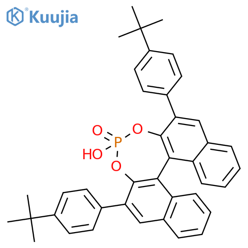 2,6-bis[4-(2-methyl-2-propanyl)phenyl]dinaphtho[2,1-d:1',2'-f][1, 3,2]dioxaphosphepin-4-ol 4-oxide structure