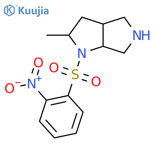 2-Methyl-1-(2-nitrobenzenesulfonyl)-octahydropyrrolo[2,3-c]pyrrole structure