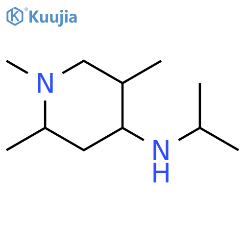 1,2,5-trimethyl-N-(propan-2-yl)piperidin-4-amine structure