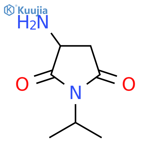 3-amino-1-(propan-2-yl)pyrrolidine-2,5-dione structure