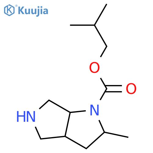 2-methylpropyl 2-methyl-octahydropyrrolo[2,3-c]pyrrole-1-carboxylate structure