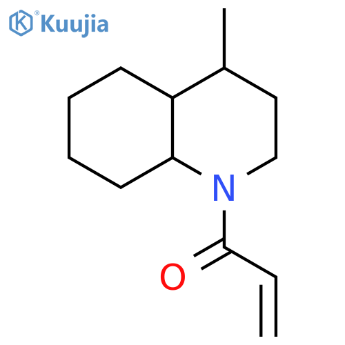 1-(Octahydro-4-methyl-1(2H)-quinolinyl)-2-propen-1-one structure