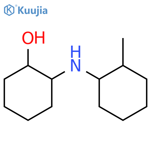 2-[(2-Methylcyclohexyl)amino]cyclohexan-1-ol structure