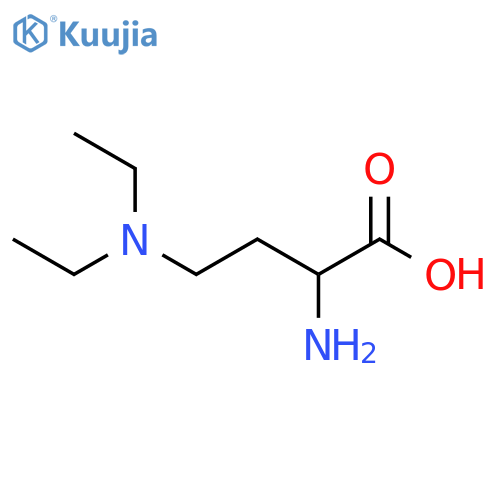 2-amino-4-(diethylamino)butanoic acid structure