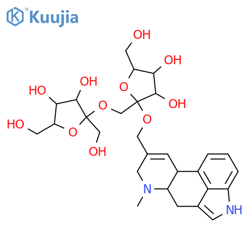 Agroclavine; (-)-form, 18-Hydroxy, O-[β-D-fructofuranosyl-(2→1)-β-D-fructofuranoside] structure