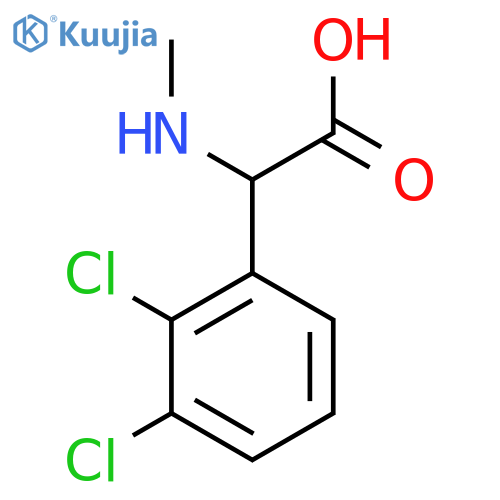 2-(2,3-Dichlorophenyl)-2-(methylamino)acetic acid structure