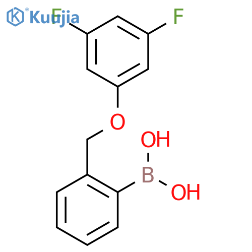 (2-((3,5-Difluorophenoxy)methyl)phenyl)boronic acid structure
