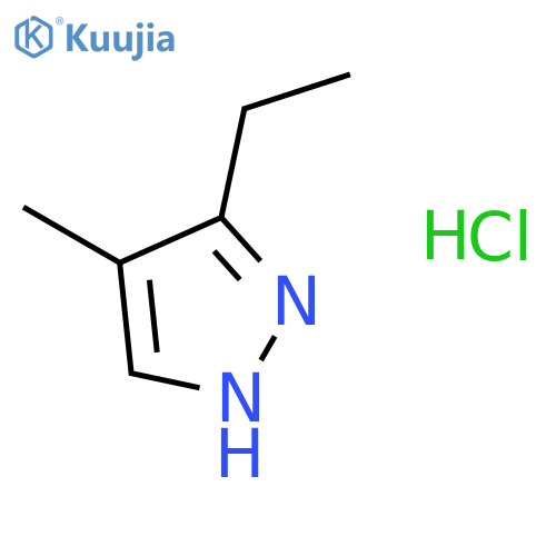 3-Ethyl-4-Methyl-1H-pyrazole hydrochloride structure