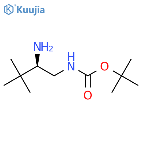 (R)-tert-Butyl (2-Amino-3,3-dimethylbutyl)carbamate structure