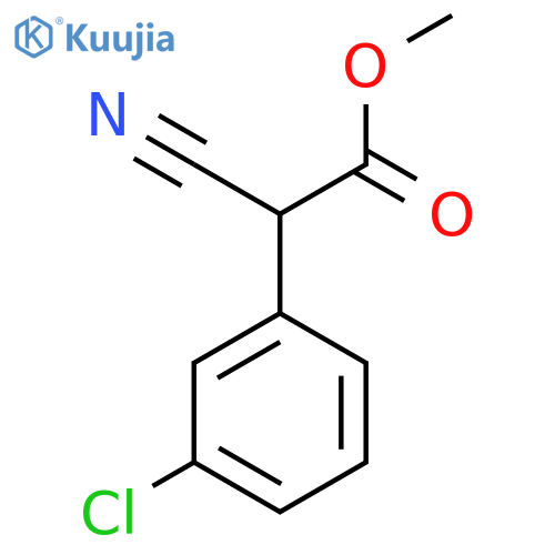 Methyl 2-(3-chlorophenyl)-2-cyanoacetate structure