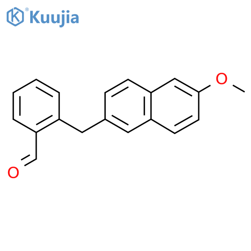 2-(6-Methoxy-naphthalen-2-ylmethyl)-benzaldehyde structure