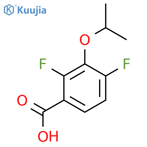 2,4-Difluoro-3-(1-methylethoxy)benzoic acid structure