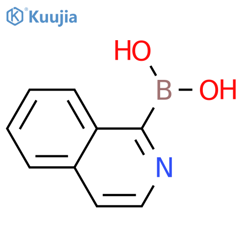 Isoquinolin-1-ylboronic acid structure