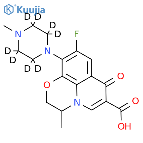 Ofloxacin-d8 structure