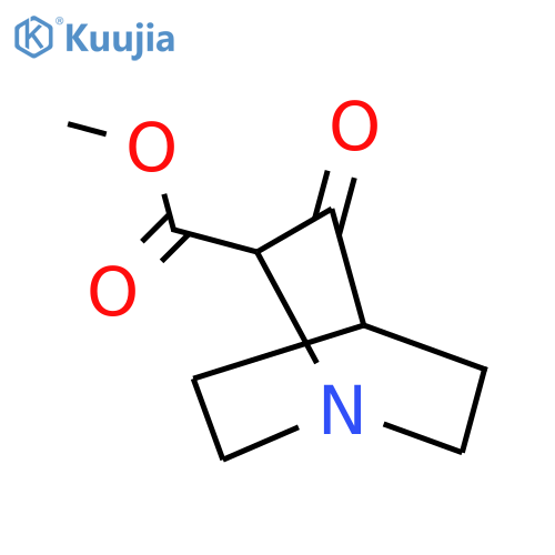 Methyl 3-oxoquinuclidine-2-carboxylate structure