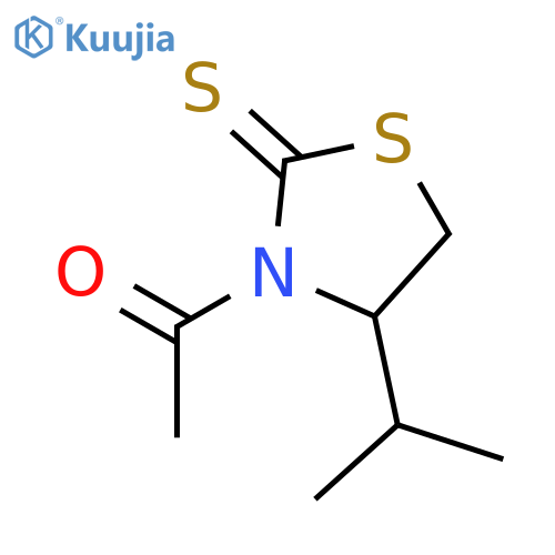 (R)-1-(4-isopropyl-2-thioxothiazolidin-3-yl)ethanone structure