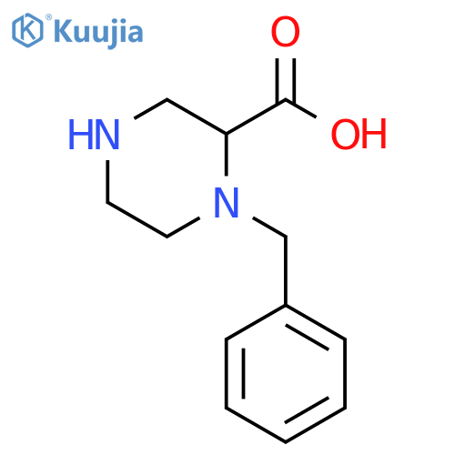 1-Benzylpiperazine-2-carboxylic acid structure