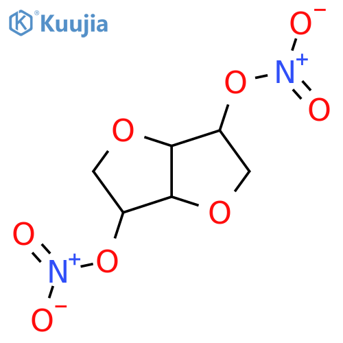 6-(nitrooxy)-hexahydrofuro3,2-bfuran-3-yl nitrate structure