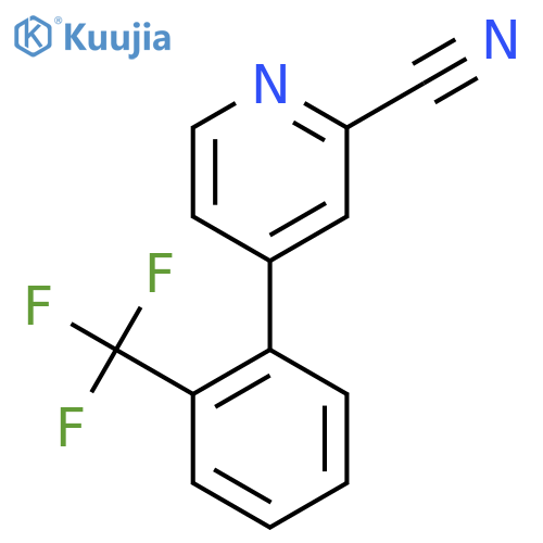 4-(2-Trifluoromethylphenyl)pyridine-2-carbonitrile structure