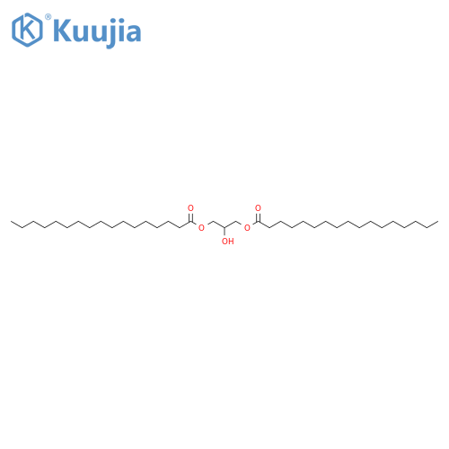 (3-Heptadecanoyloxy-2-hydroxypropyl) heptadecanoate structure