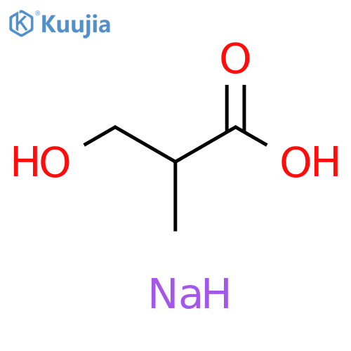 rac 3-Hydroxyisobutyric Acid Sodum Salt structure