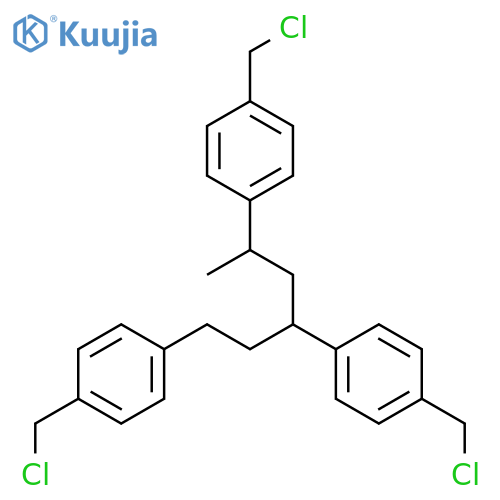 poly(vinylbenzyl chloride), 60/40 mixture of 3- A structure