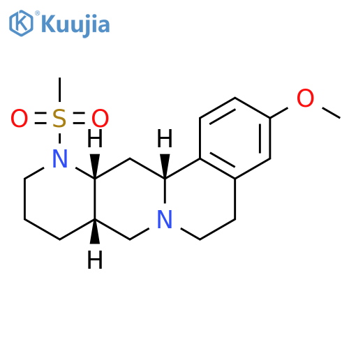 6H-Isoquino[2,1-g][1,6]naphthyridine,5,8,8a,9,10,11,12,12a,13,13a-decahydro-3-methoxy-12-(methylsulfonyl)-,(8aS,12aR,13aR)- structure