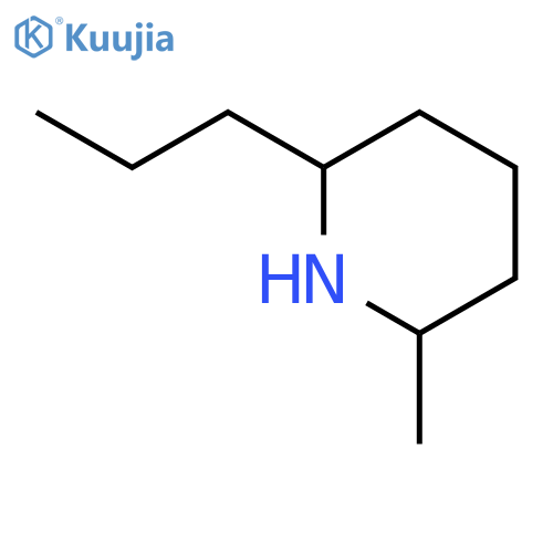 (2RS,6SR)-2-Methyl-6-propylpiperidine structure