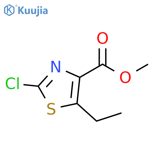 METHYL 2-CHLORO-5-ETHYLTHIAZOLE-4-CARBOXYLATE structure