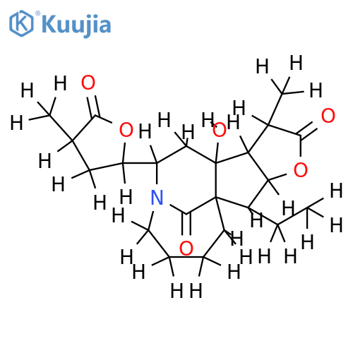 (3S,3aR,3bS,5S,6R,10aR,11R,11aR)-11-ethyldecahydro-3b-hydroxy-3-methyl-5-[(2S,4S)-tetrahydro-4-methyl-5-oxofuran-2-yl]-6,10a-methanofuro[2',3':4,5]cyclopent[1,2-d]azonine-2,12(3H)-dione structure