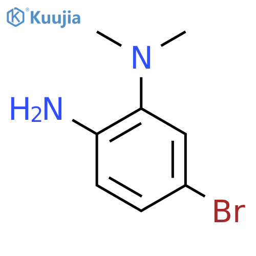 5-Bromo-N1,N1-dimethylbenzene-1,2-diamine structure