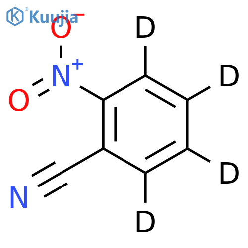 2-NITROBENZONITRILE-D4 structure
