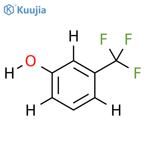 3-(Trifluoromethyl)phenol-2,4,6-d3,OD structure