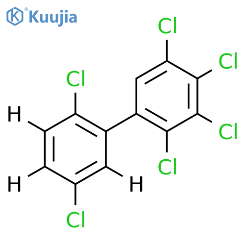 2,2',3,4,5,5'-Hexachlorobiphenyl-3',4',6'-d3 structure