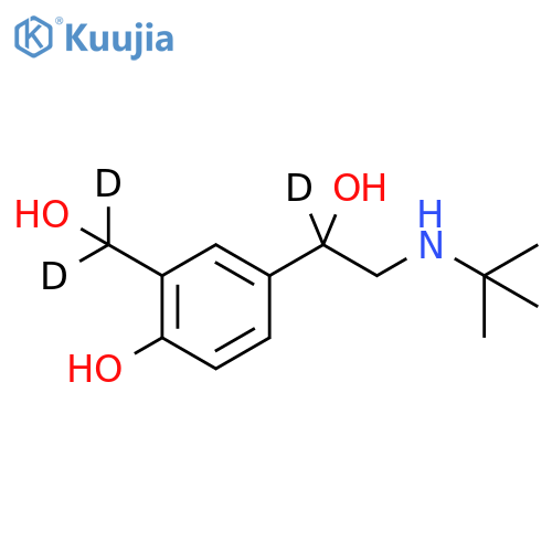 Salbutamol-D3 structure