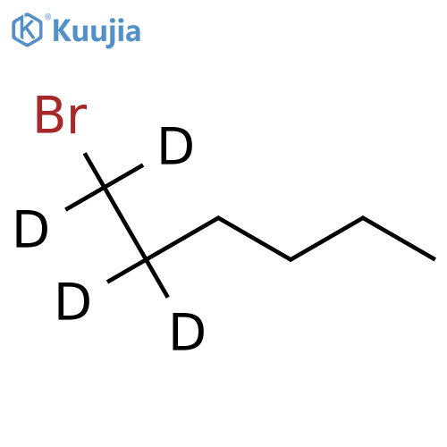 1-Bromohexane-1,1,2,2-d4 structure
