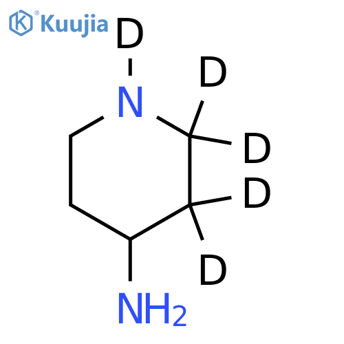 4-Aminopiperidine-3,3,4,5,5-d5 structure